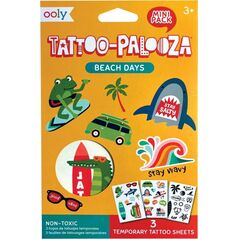 Teka Tatuaże zmywalne mini Tattoo Palooza - Plaża
