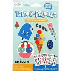 Teka Tatuaże zmywalne mini Tattoo Palooza - Lody