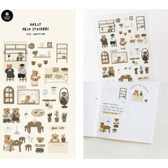 Susy Card Naklejki ozdobne Misiowa Kawiarnia