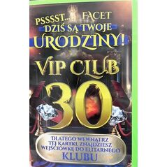 Yeku Karnet Urodziny 30 męskie