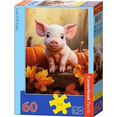 Castorland Puzzle 60 Cute Fall Piglet CASTOR