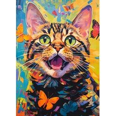 Castorland Puzzle 260 Happy Cat CASTOR
