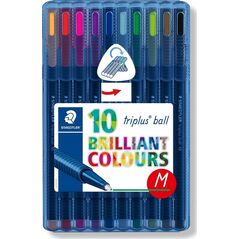 Staedtler Długopis triplus ball M 10 kolorów STAEDTLER