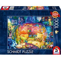 Schmidt Spiele Puzzle PQ 1000 Przytulna kryjówka G2