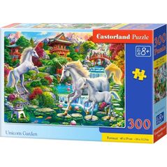 Castorland Puzzle 300 elementów B-030521 Unicorn Garden jednorożce