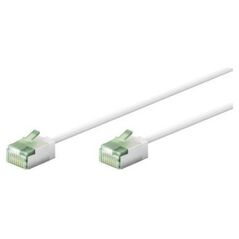 Goobay Ultra-elastyczny CAT 8.1 kabel krosowy, slim, U/FTP, biały - Długość kabla 3 m