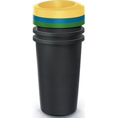 Kosz na śmieci Prosperplast ŚMIETNIK KOSZE NA ŚMIECI 3X45 L COMPACTA R SORTIBOX KOLOR