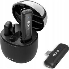 Mikrofon Boya Boya BY-WM3T-U2 Ultra compact 2.4GHz wireless microphone-For Type-C devices，2TX+1RX+ 1 charging case