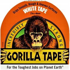 Gorilla Sports Gorilla tape 'White' 27m