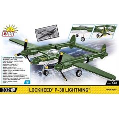 XXX_Cobi Klocki (Cobi) Klocki Lockheed P-38 Lightning 332 klocki Cobi Klocki