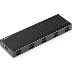 Kieszeń StarTech StarTech SM2E1BMU31C obudowa do dysków twardych Obudowa SSD Czarny M.2