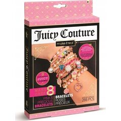 Make it real MAKE IT REAL Zestaw do tworzenia bransoletek Juicy Mini Pink & Precious, zabawka kreatywna