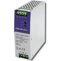 Qoltec Przemysłowy zasilacz na szynę DIN 24V 150W 6.25A