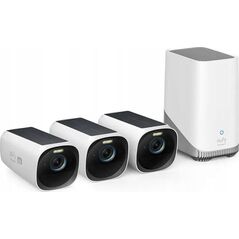 Kamera IP Canyon eufyCam S330 (eufyCam 3) - Videoserver + Kamera(s) - drahtlos (Wi-Fi) - 3 Kamera(s) - CMOS - Schwarz, weiss