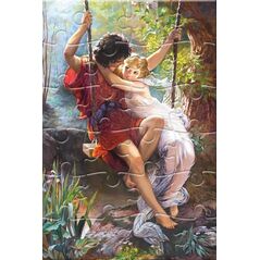 Castorland Puzzlowa kartka pocztowa Springtime CASTOR