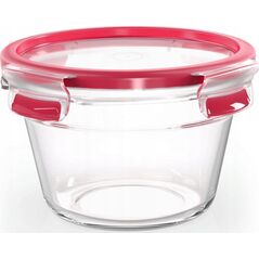 Emsa Emsa Clip&Close Glass Food Container 900 ml red