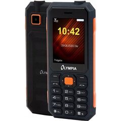 Telefon komórkowy Olympia Olympia Active Outdoor 6,1 cm (2.4") 112 g Czarny, Pomarańczowy Telefon dla początkujących