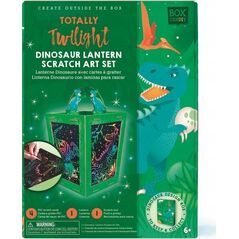 Box Candiy Zestaw kreatywny zdrapka Lampion Dino