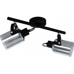 Lampa wisząca EGLO SPOT LIGHT BERREGAS 2XE27 BLACK/CHROME