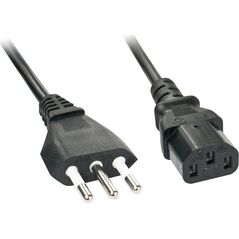 Kabel zasilający Lindy Lindy 30414 kabel zasilające Czarny 3 m CEI 23-16 C13 panel