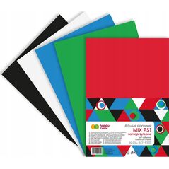Happy Color Arkusze piankowe A4 5szt mix P1 HAPPY COLOR