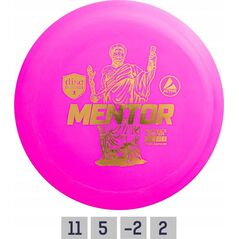 Discmania Discgolf DISCMANIA Distance Driver MENTOR Acrtive 11/5/-2/2 Pink