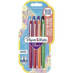 Paper Mate PAPER MATE Faserschreiber Flair 8er Candy Pop M 0.7 mm Blister