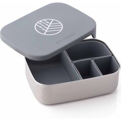 ECO RASCALS ECORASCALS Klasyczny Lunch Box Bento szary