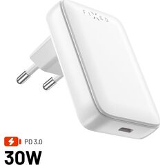 Σταθερός Φορτιστής Ταξιδίου FIXED Slim GaN - φορτιστής GaN USB-C με Power Delivery 30W λευκό - Εγγυημένη ασφάλεια. Απλές δόσεις. Δωρεάν αποστολή από 170 PLN. 14396377 8591680165858