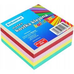 Interdruk Kostka papierowa kolorowa 83x83x35mm klejona