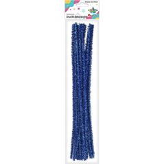 Party Deco Druciki metalizowane granatowe 30szt