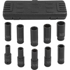 Rockforce ROCKFORCE NASADKI UDAROWE DŁUGIE 10szt.1/2" 10-24mm /WALIZKA