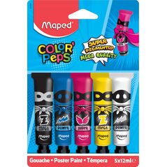 Maped Farby Superpower 12 ml 5 kolorów MAPED
