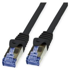 Value VALUE Zewnętrzny kabel krosowy Cat.6A (klasa EA) S/FTP (PiMF), kabel pełny, LSOH, czarny, 20 m