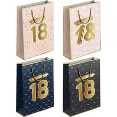 Incood Torba prezentowa Urodziny 18 M MIX