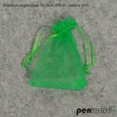 MFP paper Woreczki organzowe zielone 7x10cm 10szt