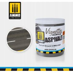 Vallejo Ammo: Acrylic Mud - Vignettes - Asphalt Ground (100 ml)