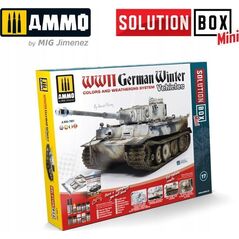 Vallejo Ammo: Solution Box Mini 17 - WWII German Winter Vehicles - Colors and Weathering System