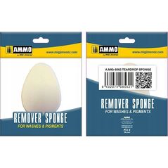 Vallejo Ammo: Remover Sponge for Washes & Pigments - Teardrop Sponge (2)