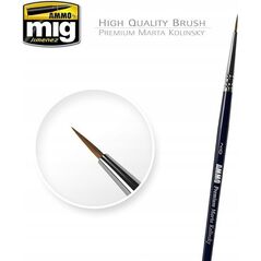 Vallejo Ammo: Round Brush - Premium Marta Kolinsky 2/0