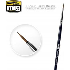 Vallejo Ammo: Round Brush - Premium Marta Kolinsky 1