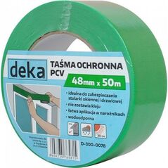Deka TAÅMA OCHRONNA PCV DO STOLARKI 48MM*50M