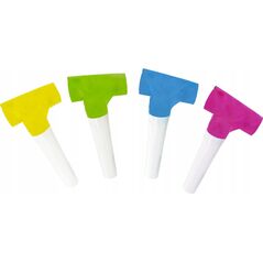 Party Deco Gwizdki neonowe 6szt