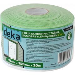 Deka FOLIA OCHRONNA Z TAÅMÄ ZIELONÄ DO ZEWNÄTRZ  55CM*20M