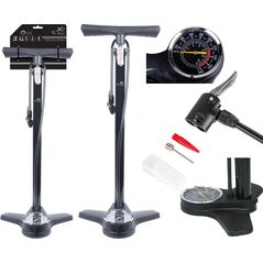 XQMax POMPKA WARSZTATOWO ROWEROWA 160PSI (11BAR) Z MANOMETREM XQMAX PRO