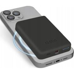 Powerbank SBS Mobile SBS Powerbank 5.000 mAh USB-C/MagSafe 10 W schwarz