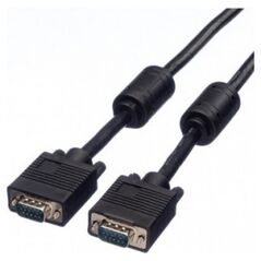 Kabel Secomp Kabel SVGA + ferrytowy, HD15 M - HD15 M, czarny, 3 m