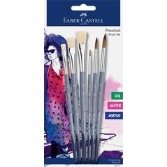 Faber-Castell Pędzelki kreatywne 6szt FABER CASTELL