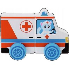 Trefl Zabawka drewniana - Ambulance TREFL