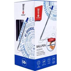 MemoBe Długopis biurowy 0,7mm niebieski (50szt) MemoBe